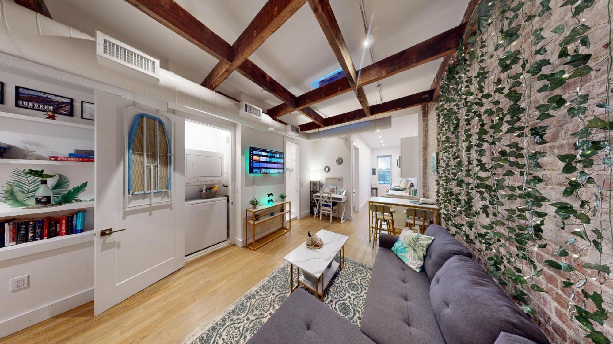 Chic Penthouse 15 Minutes From Nyc - Bus Stop At Doorstep Χόμποκεν Εξωτερικό φωτογραφία